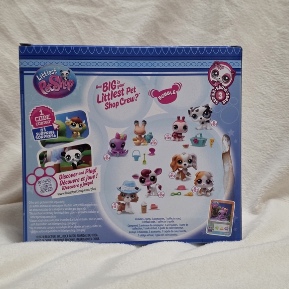 NEW Littlest Pet Shop Pet Pairs #154 Octopus #155 Crab G7 Series 3 Treasure Hunt - Picture 3 of 5